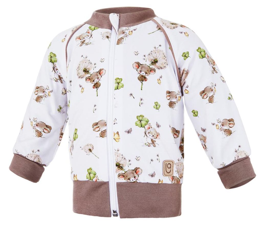 Gefütterte Sweatjacke Outlast - Mäuschen/Nuss, 74