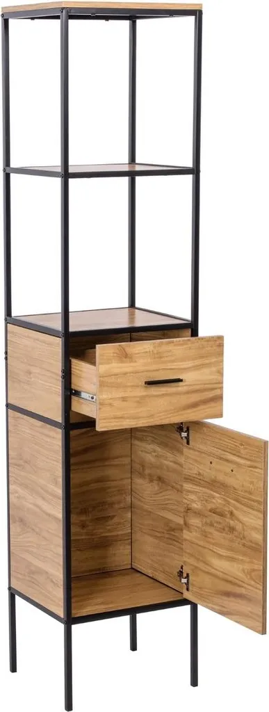 Étagère supplémentaire Naturel Blackframe 40x181x35 cm érable brillant