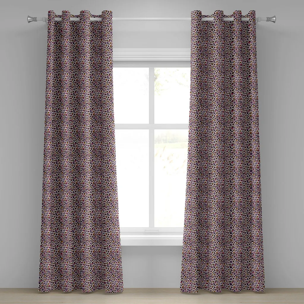 Tenda Africana ABAKUHAUS Magenta Leopardata | Tenda 2 Pannelli 280x225 cm