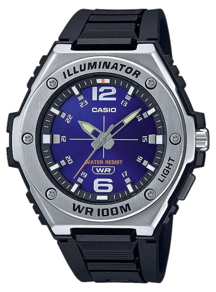 Casio Montre analogique MWA-100H-2AVEF noir bleu Image du produit 
