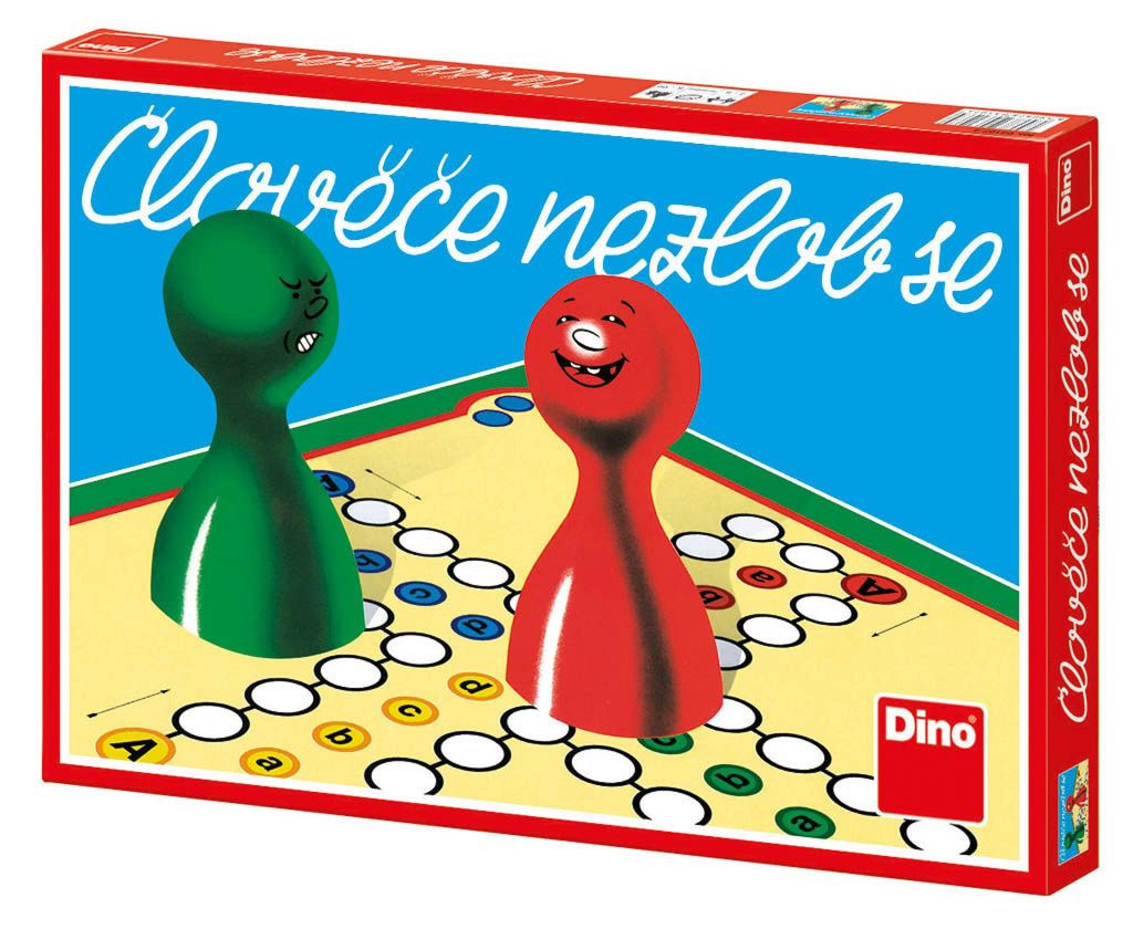 Jeu de société "Ne vous fâchez pas", dans une boîte de Image du produit 