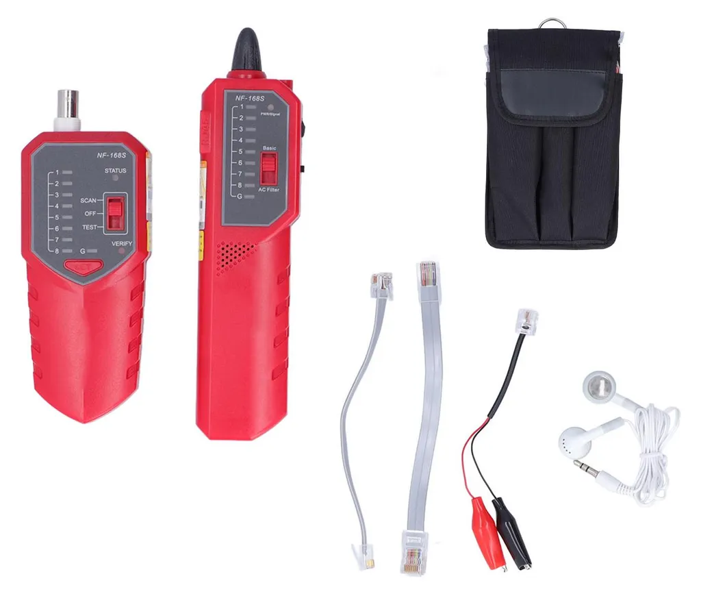 Traceur de câbles réseau NF-168S pour maintenance informatique et PoE