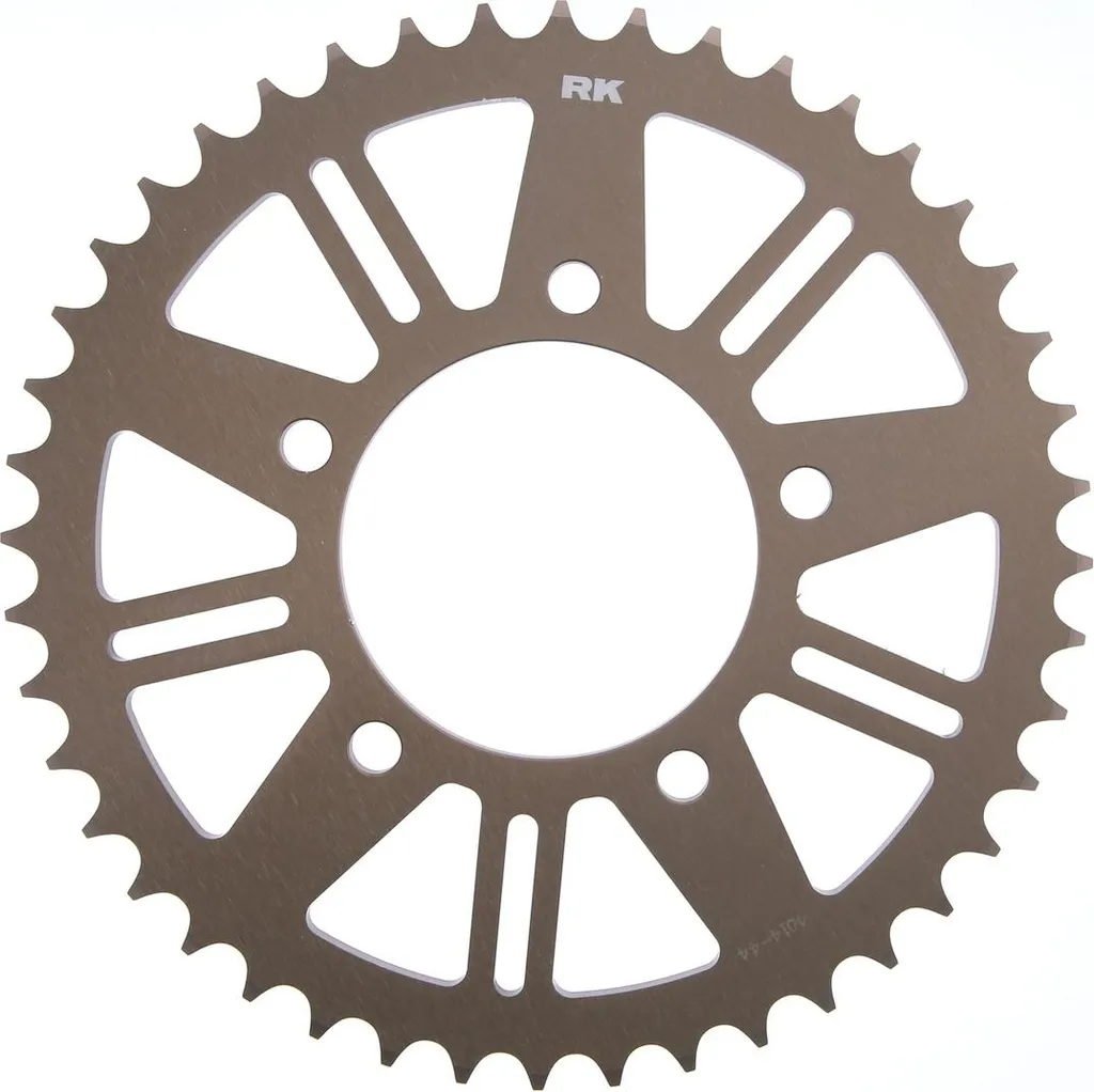 Couronne arrière RK 520 en alu 44 dents pour moto de compétition A4014