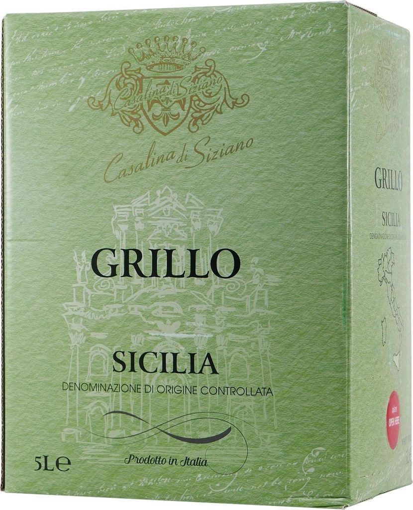 Casalina di Siziano Grillo DOC -trocken- 5,0L BIB