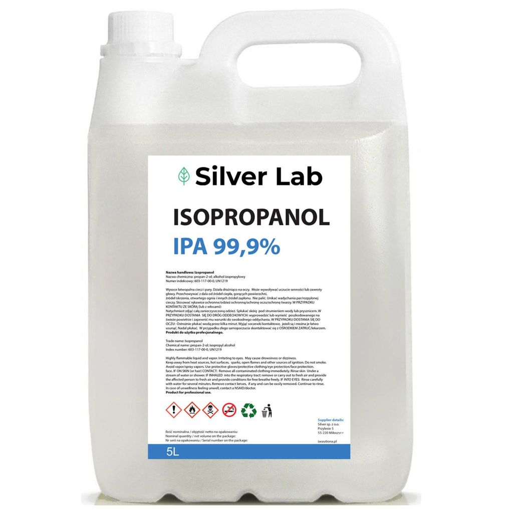 Isopropylalkohol 99 % – 5 Liter: Reinigungsalkohol für Produktbild 