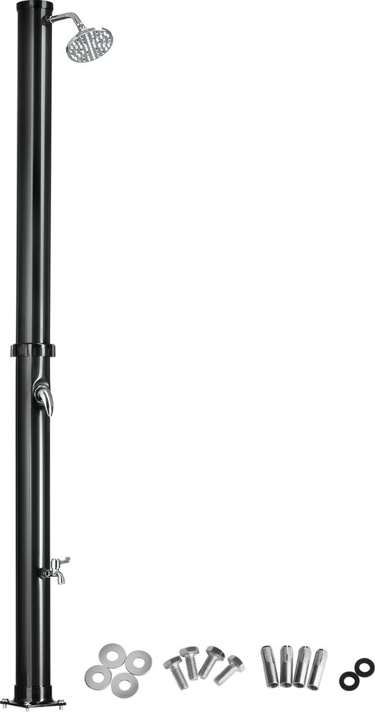 tectake Solardusche Tinto 20 Liter extra Wasserhahn
