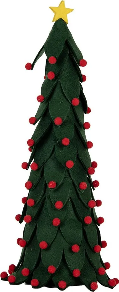 Sapin de Noël sans épines vert 45 cm décoration propre et facile à poser