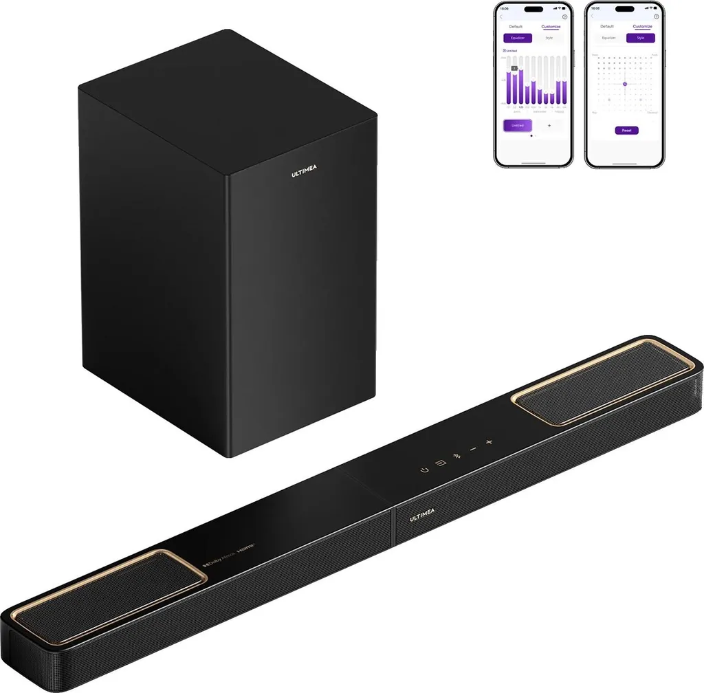Barre de son TV puissante 360W Skywave F30 Boom avec audio projection 3D