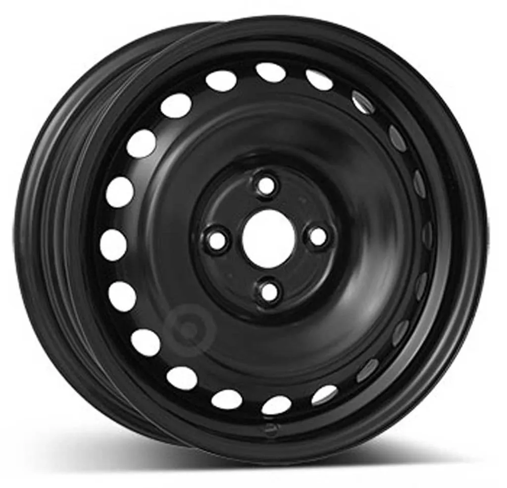 Jante en fer ALCAR ACCIAIO 4065 6x15 4x100 ET 46 Black pour automobile