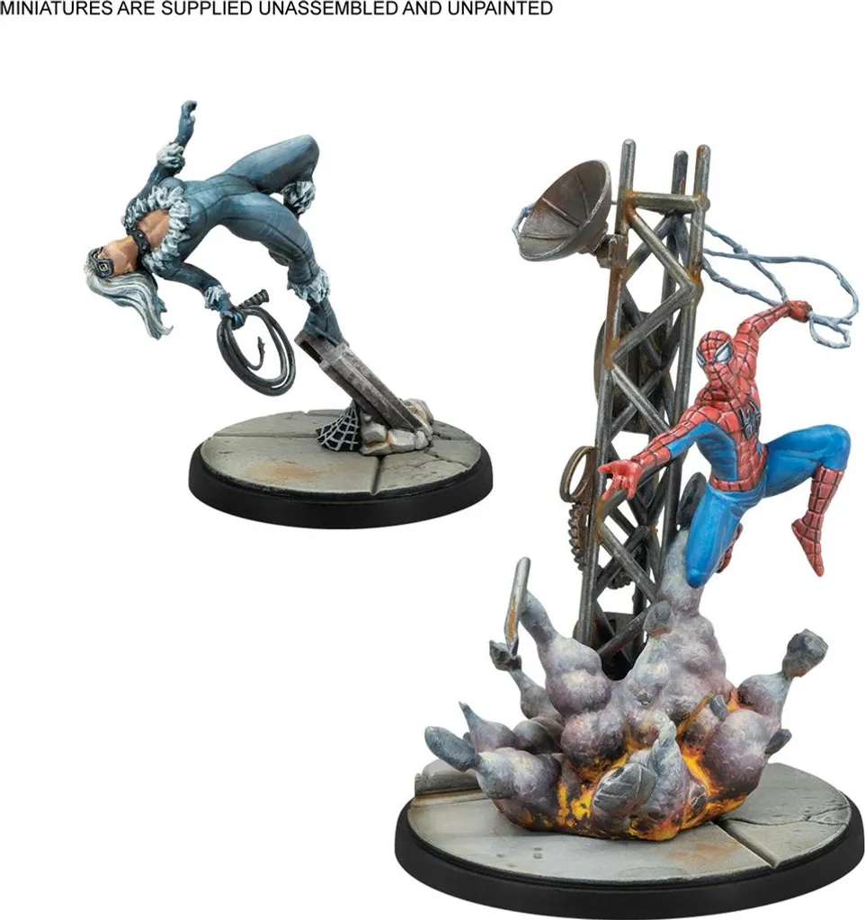 Marvel Crisis Protocol Web-Swinging Heroes Pack de Jeu de Figurines - 4