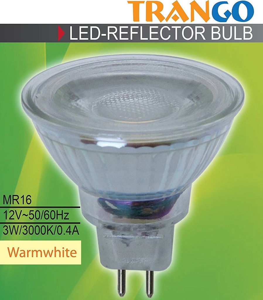 3 Watt LED Leuchtmittel GU5.3 MR16 36° dimmbar