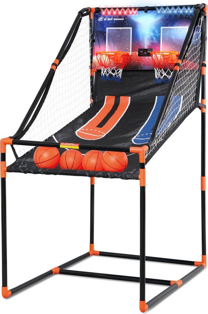 Double Shot Basketball Arcade Basketballkorb mit Zähler, 1 Stück.