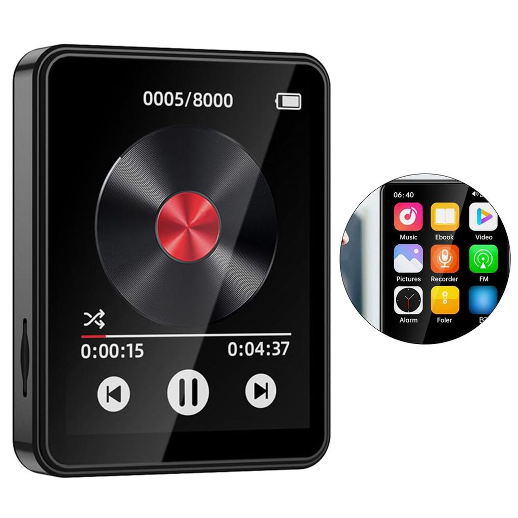 Bluetooth MP3 Player 32 GB, tragbarer HiFi Musikplayer mit Produktbild 