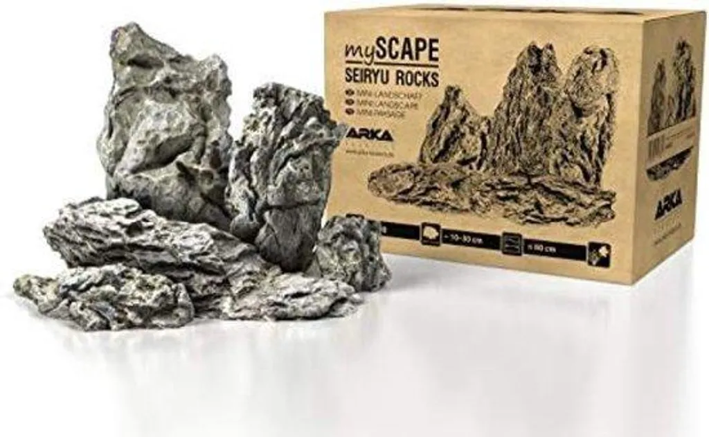 Décoration aquarium eau douce 5kg - Pierres pour paysage aquatique