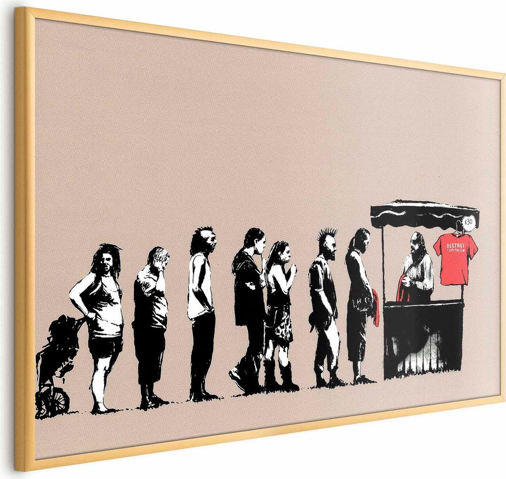 Posterpapier Poster - Destroy Capitalism 42x29.7 cm Streetart h-C-0103-ao-a