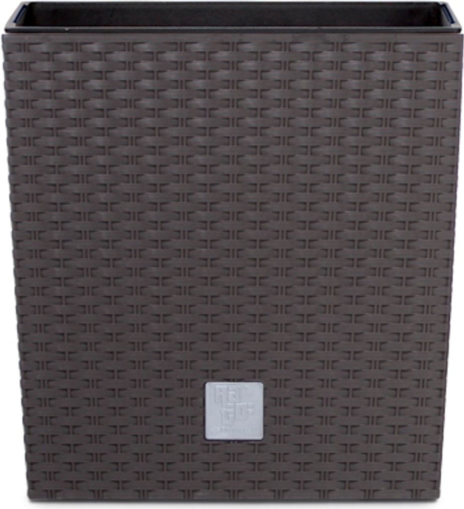 NABBI Blumentopf aus Kunststoff DRTS200L 20 cm - Braun