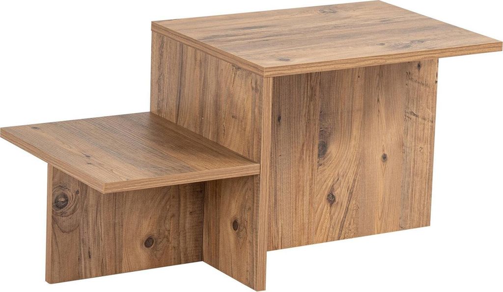 Dmora Couchtisch Cantello 80x40x40h cm Braun