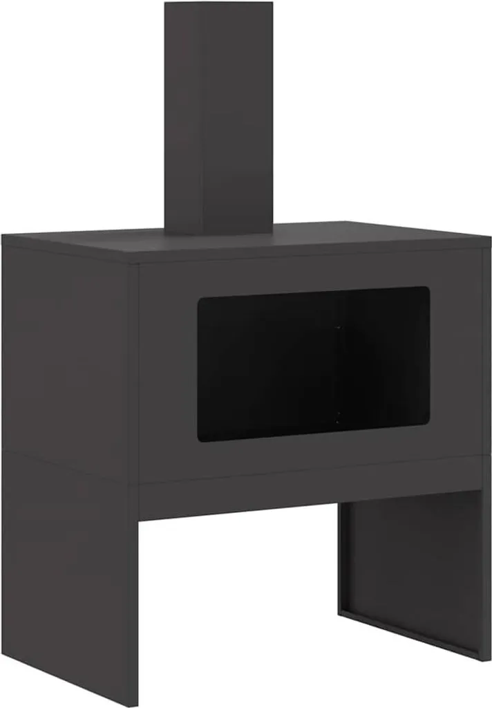 Pozzetto Design Nero 60x40x96 in Acciaio - Soluzione Elegante e Duratura