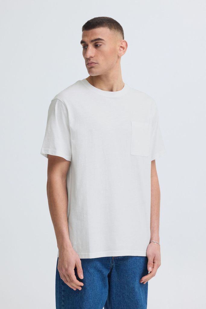 !Solid SDDurant Herren T-Shirt Kurzarm Shirt Basic mit Brusttasche Hochwertige Baumwoll-Qualität Rundhalsausschnitt Überschnittene Schultern Over...