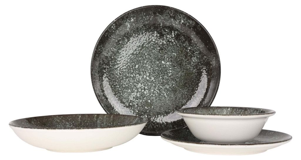 Bonna Geschirrset (Small) - Cosmos - 24 teilig - 6 Personen - Porzellan