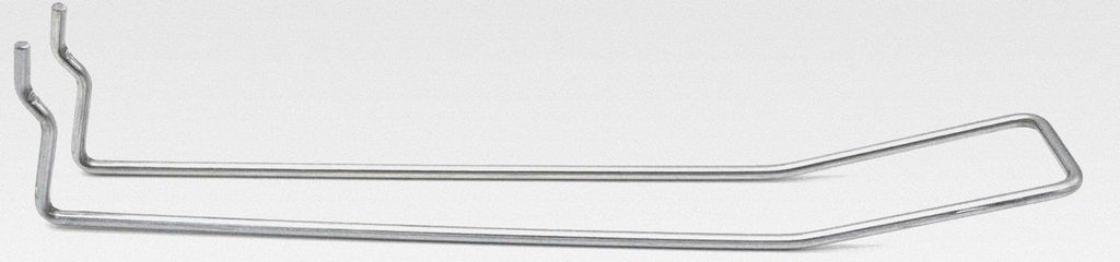 50 Stück Schlaufenhaken 14 cm für Lochwand verzinkt Blisterhaken Lochwandhaken Lochplattenhaken 140 mm