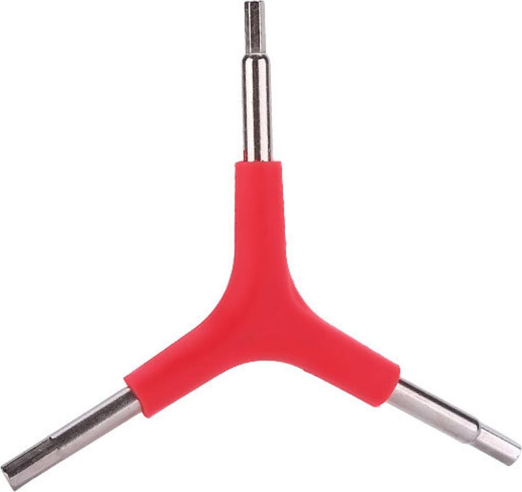 Y-förmiger 3-Wege-Steckschlüssel, Stahldreieck-Sechskantschlüssel, Fahrradreparaturwerkzeug, 4/5/6 mm, Y-Typ, Innensechskantschlüssel für die ...