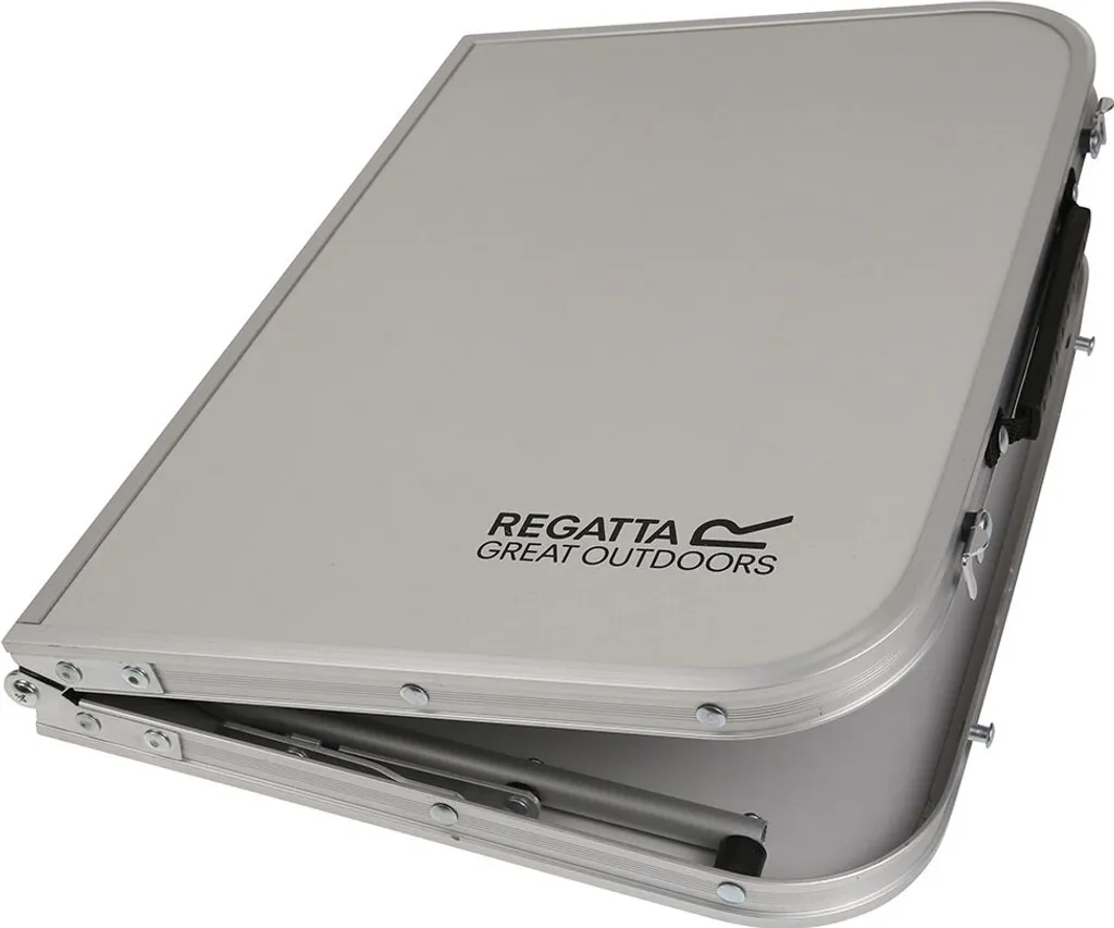 Table pliante en aluminium Regatta Matano S argent résistante