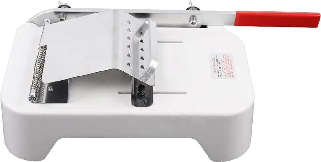 Affettatrice Manuale per Carne Congelata | Lama 20cm Acciaio 430 Professionale