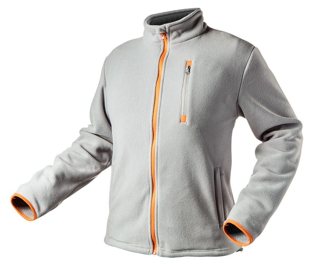 Fleece-Sweatshirt, grau, Größe L Produktbild 