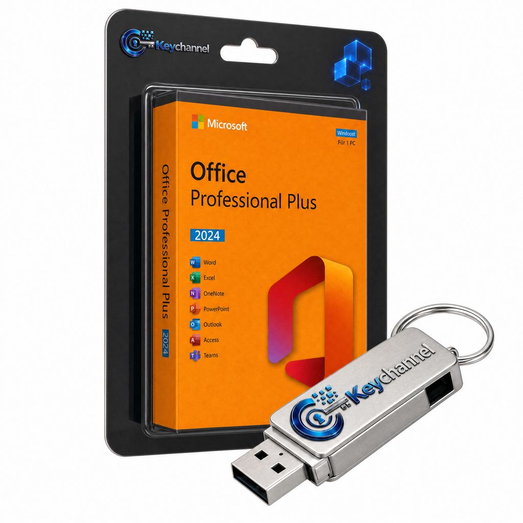Microsoft Office 2024 Professional Plus – Inkl. Produktbild  KI-generiertes Bild