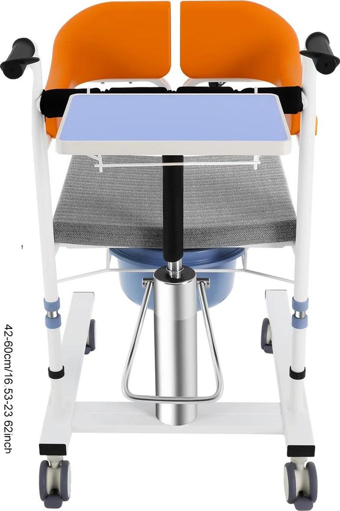 Hydraulischer Patientenlift Rollstuhl, verstellbare Höhe, Produktbild 