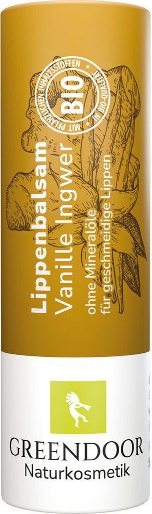 GREENDOOR Lippenbalsam Vanille Ingwer