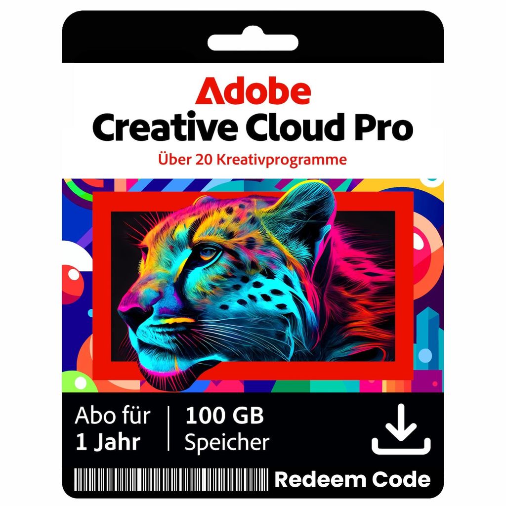 Adobe Creative Cloud Pro - 12 Monate | Redeem Code sofort Produktbild 