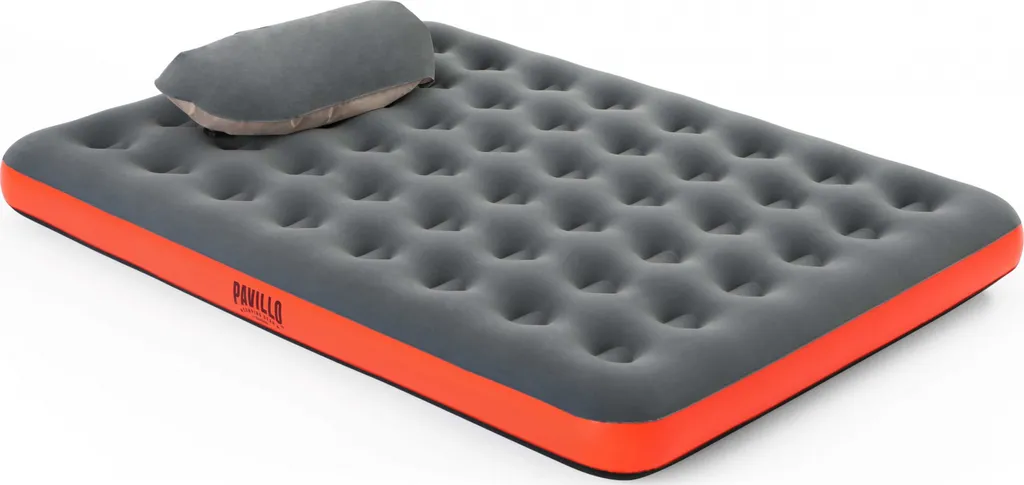 Bestway Lit Gonflable Double Roll & Relax avec Pompe Oreiller 203x152cm