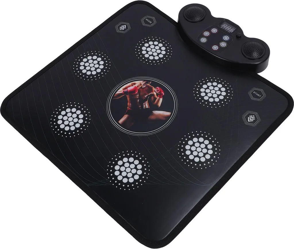 Machine de Boxe Murale Électronique avec Tapis de Danse Interactif