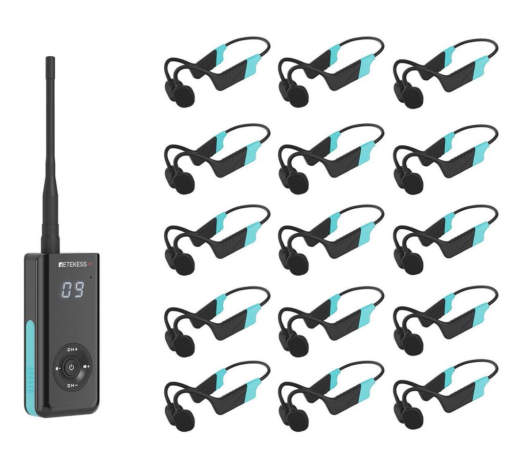 Retekess TT120 comunicatore swim trainer, cuffia Immagine del prodotto 