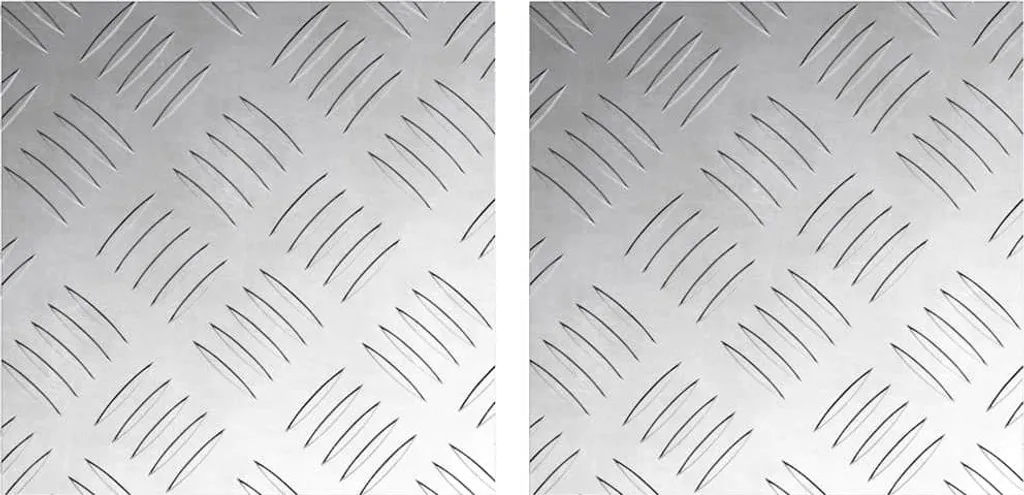 vidaXL Scala quadrata 2 pezzi Argento 20 x 20 cm Alluminio