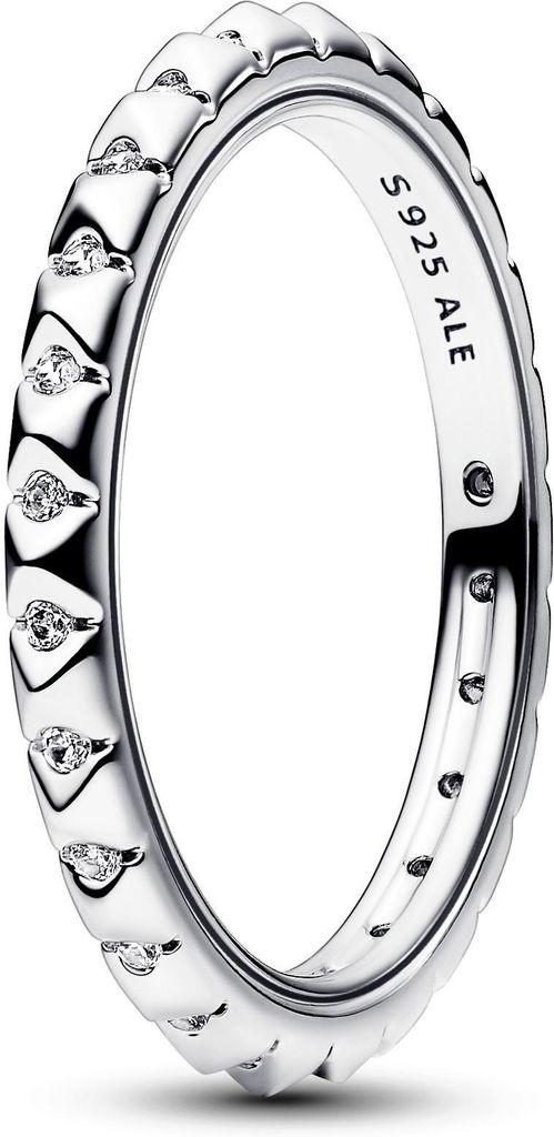 Pandora ME Pyramiden Ring 192800C01 Damenring, Ringgröße:48
