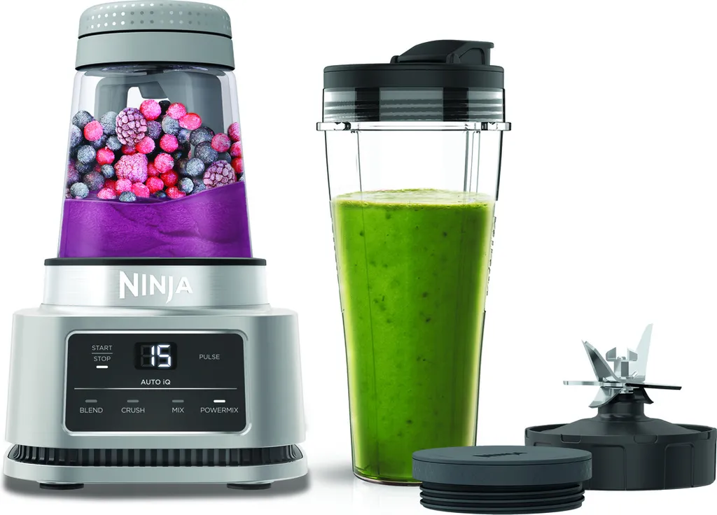 Ninja CB100EU Blender Mixeur Puissant 1100W Fini les Smoothies à Grumeaux