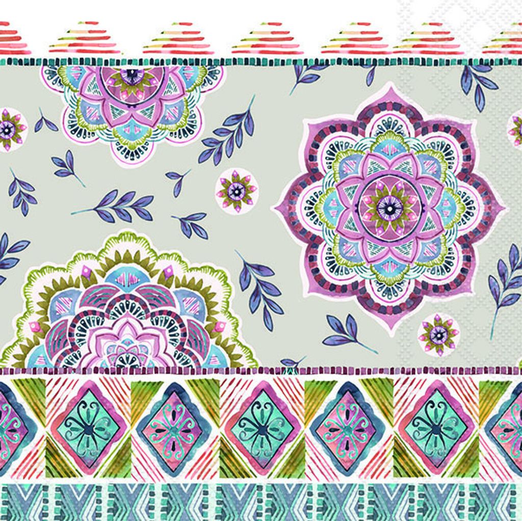 Servietten 33x33 cm - Boho sand