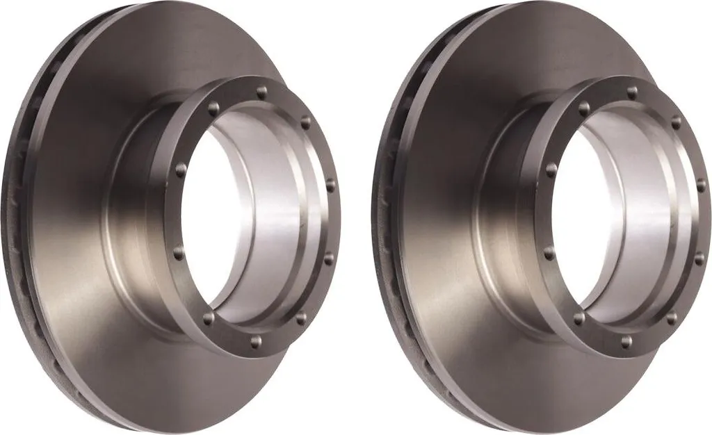 Jeu de disques de frein ventilés VALEO 211mm pour Mercedes-Benz AROCS