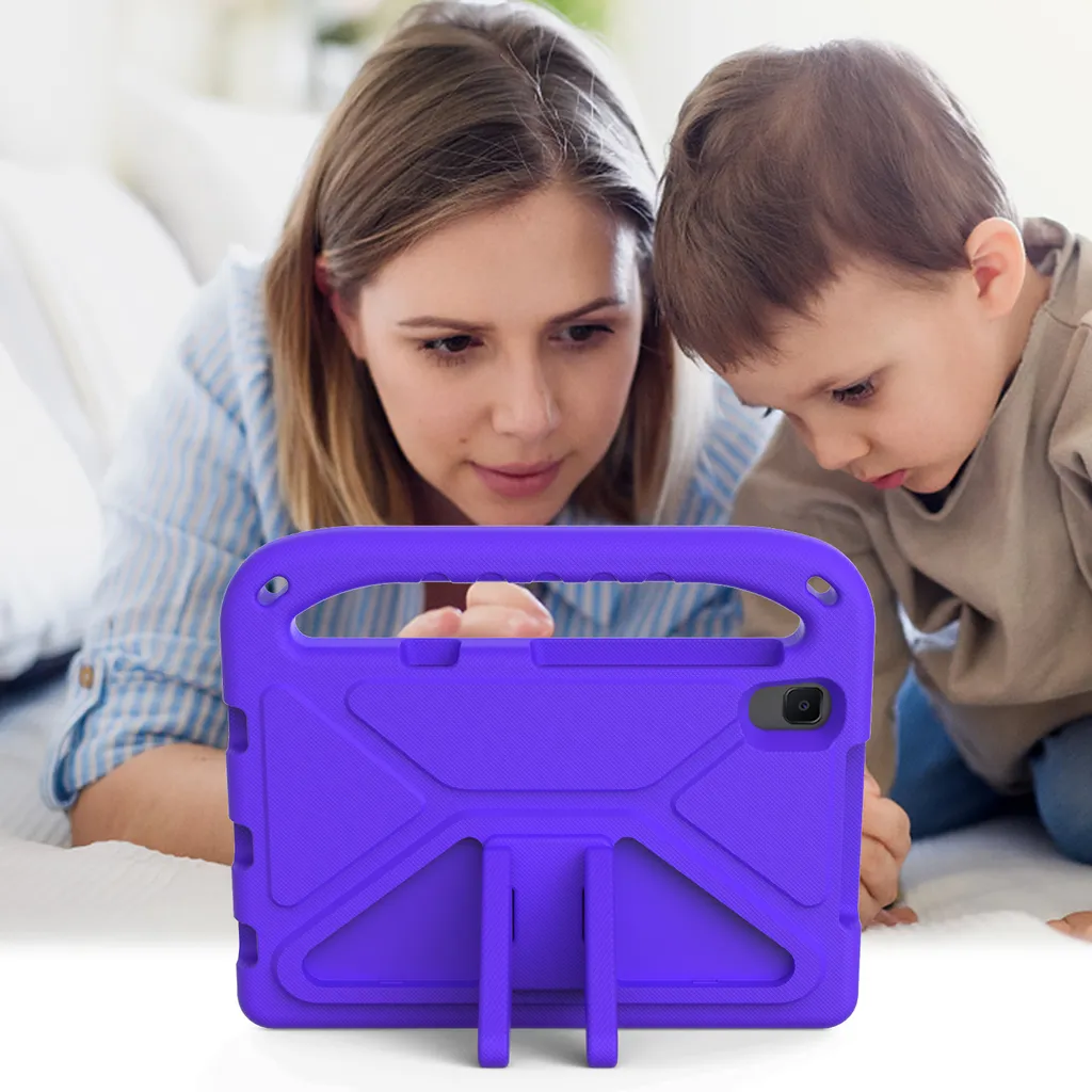 Custodia Per Bambini QYiD Per Huawei MediaPad M3 Lite 8.0 – Antiurto In EVA, Leggera, Con Maniglia E Supporto – Colore Rosso – Protezione 360° - 3