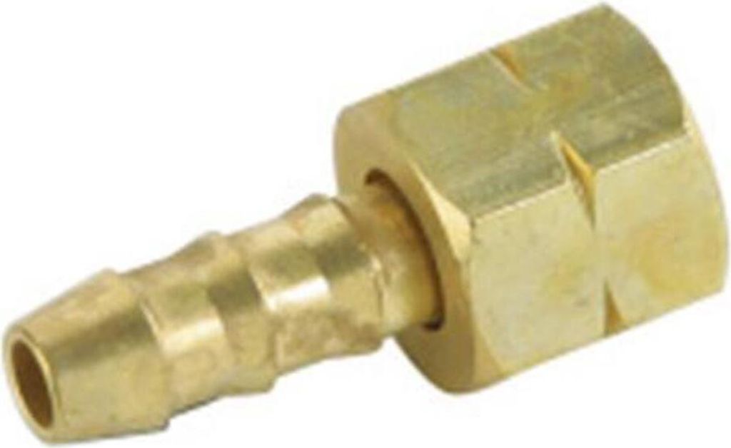 PROREGAL Gas-Schlauchtülle NP01015, D08mm, G1/4 "L.