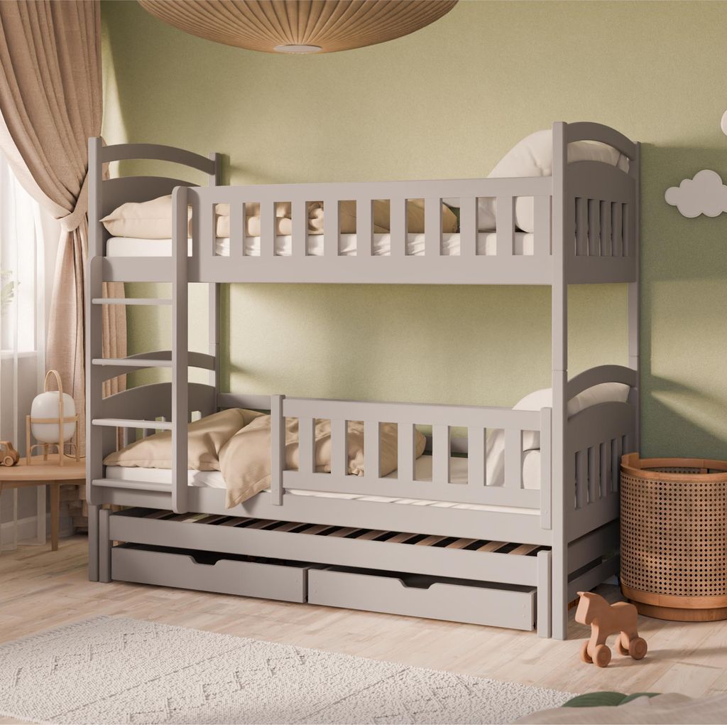 Lit superposé 90x200 Lit superposé d'enfant Lit superposé Image du produit 