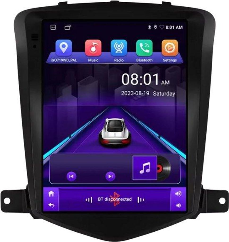 Chevrolet Cruze J300 (2008-2012) S-Serie Android Autoradio – CarPlay, Android Auto, 768x1024 HD Touchscreen, Bluetooth, DSP, 3 USB-Ports, Doppel-...