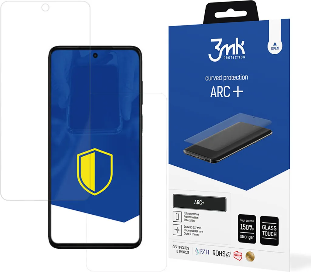 Pellicola 3mk ARC+ per Motorola Moto G52 | Protezione Display Top