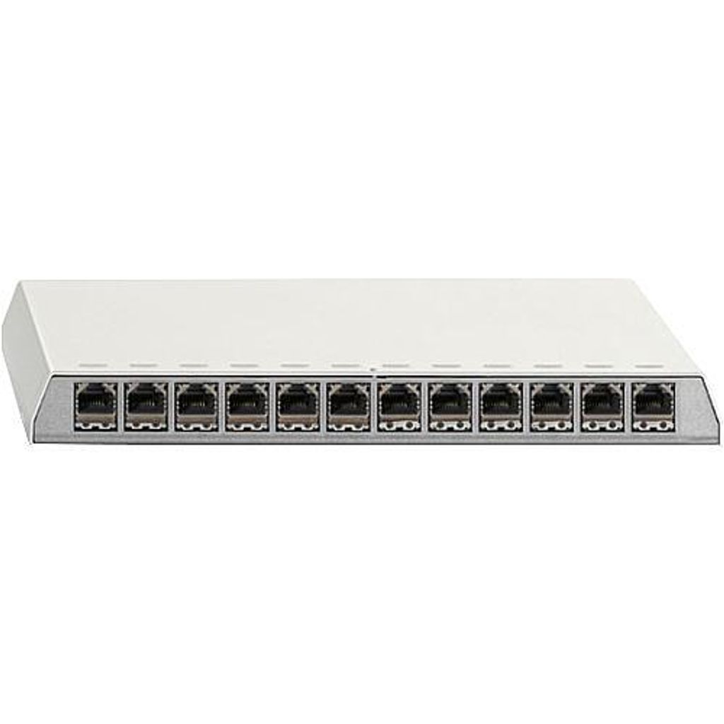 Rutenbeck PP-ClassEA iso-12 Ap rw - Patch Panel - Oberfläche montierbar, geeignet für Wandmontage, Desktop, DIN schiene