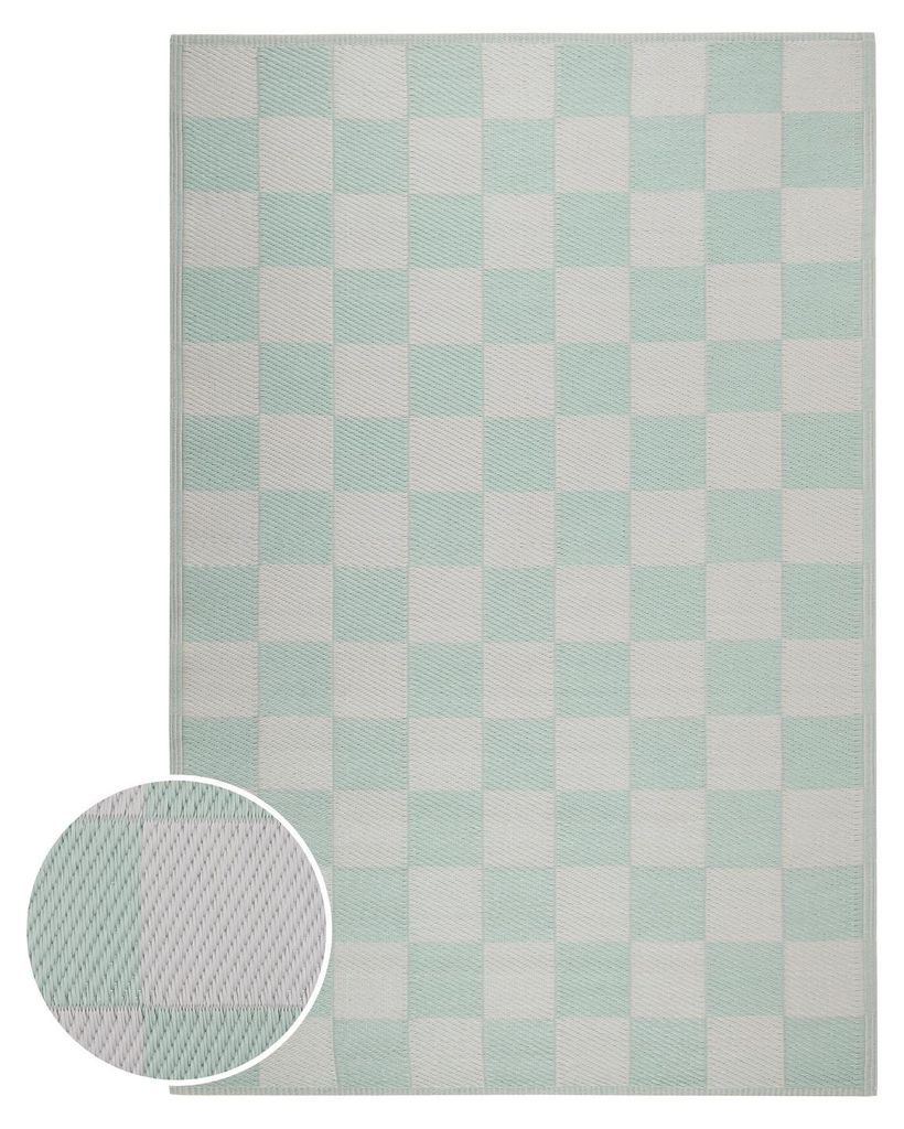 BUTLERS In-/Outdoorteppich COLOUR CLASH Karo