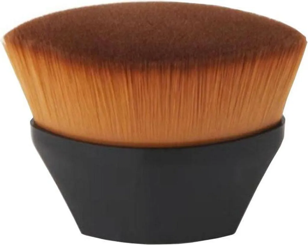 Pennello Makeup Vegan in Fibra di Nylon Nero - Stesura Omogenea