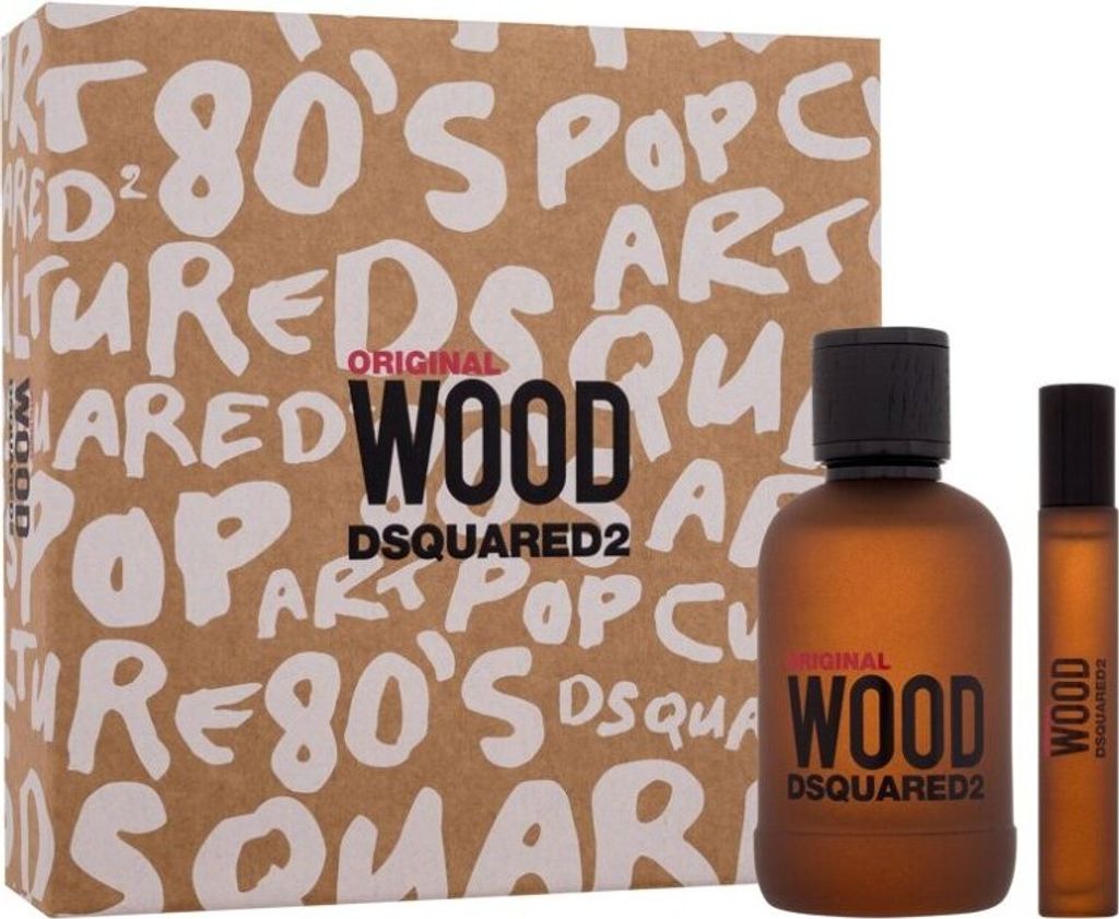 Dsquared2 Original Wood EDP 100 ml +  EDP MINI 10 ml Produktbild 